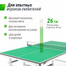 Профессиональный теннисный стол UNIX Line 25 mm MDF (Green)
