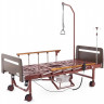 Кровать для лежачих больных электрическая MMED-MOS YG-2 (ЛДСП кор, 6 секций, матрас, уголки, столик, ванночка, К, ТУ)