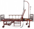 Кровать для лежачих больных электрическая MMED-MOS YG-2 (ЛДСП кор, 6 секций, матрас, уголки, столик, ванночка, К, ТУ)
